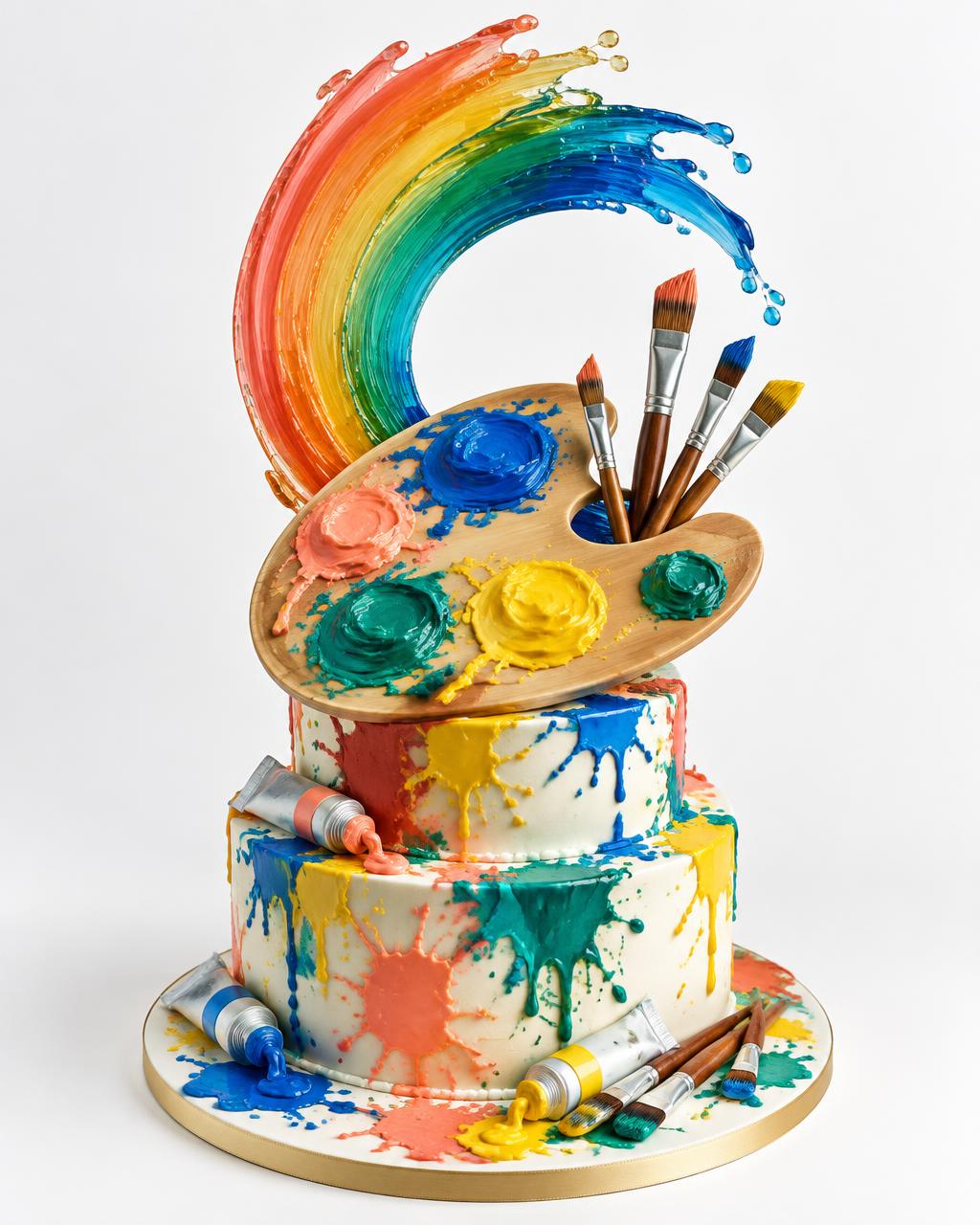 Gâteau Toutes les couleurs pour Sofia
