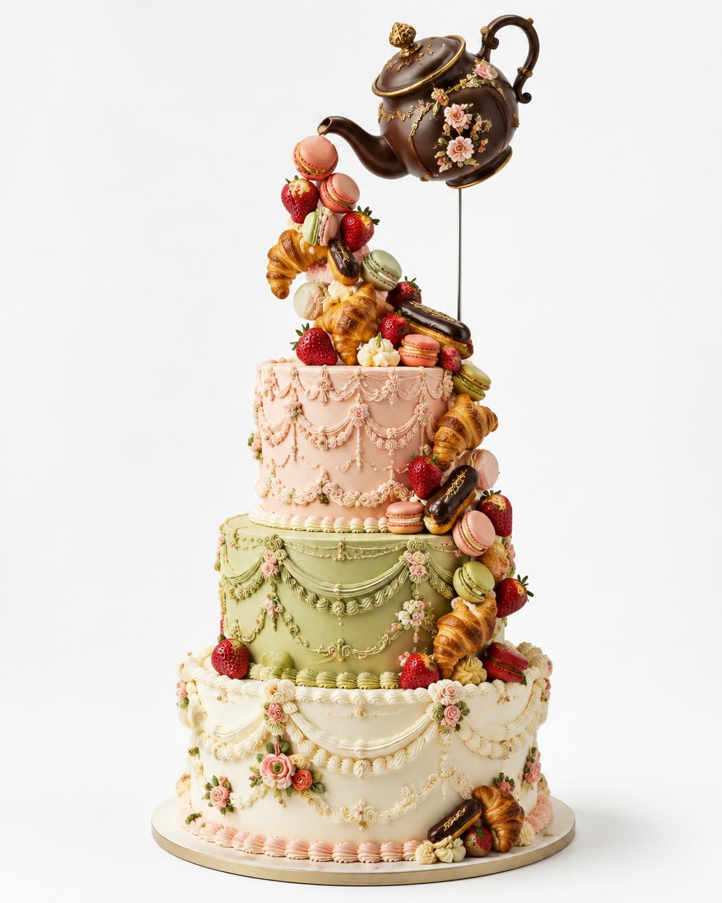 Gâteau L'heure des douceurs pour Équipe Studio