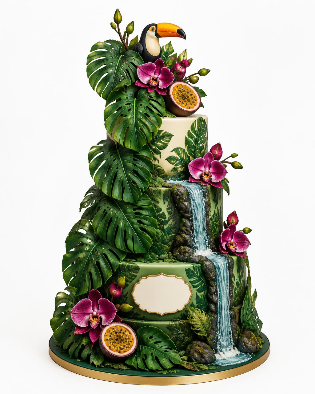 Gâteau Jungle en fête pour Jade