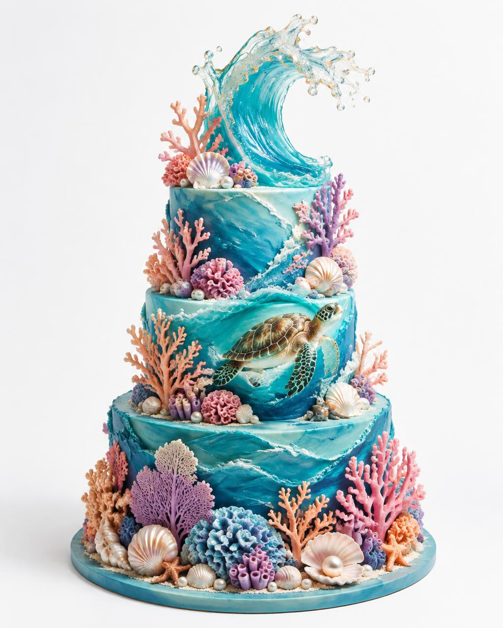 Gâteau Trésors de l'océan pour Manon
